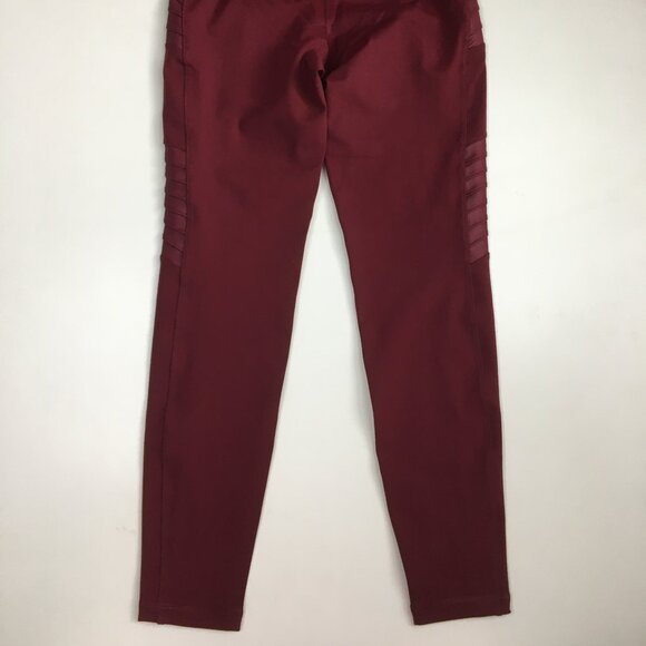 NWT OLD NAVY Bordeaux Go Dry Compression Breathable Street 4way Stretch Leggings - Picture 12 of 12